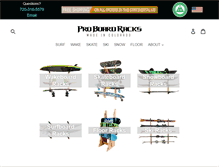 Tablet Screenshot of proboardracks.com